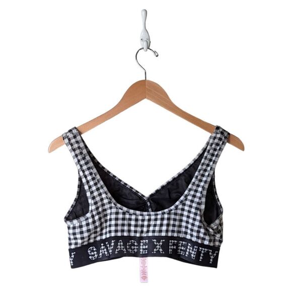 Savage X Fenty Gingham Check'D Out Forever Savage Bralette Size 1X As Is - Picture 7 of 16
